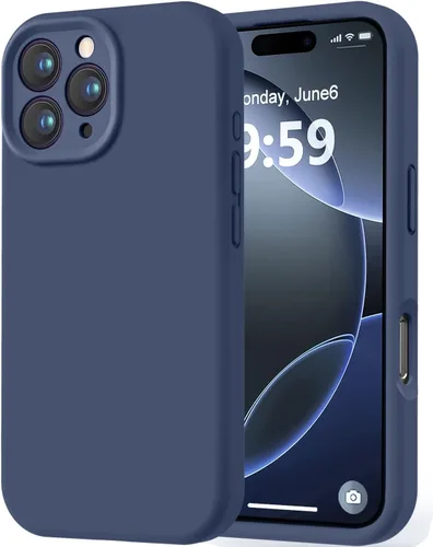 Miniatura 58 de LOVE 3000 Compatible con Funda para iPhone 15, [Cámara de Cobertura Completa de Silicona Suave] [Protección contra Caídas de 8 pies], Forro de Negro