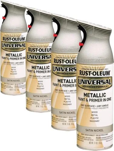 Miniatura 98 de Rust-Oleum 245197 Pintura en aerosol universal para todas las superficies, 12 onzas, negro satinado