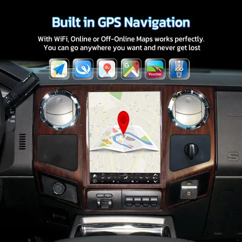 Miniatura 4 de aoonav Unidad principal Android de 12.1 pulgadas para Ford F250 F350 2008 2009 2010 Radio estéreo de coche navegación GPS Carplay reproductor