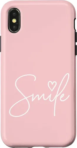 Miniatura 5 de Linda funda de sonrisa rosa claro para iPhone 17
