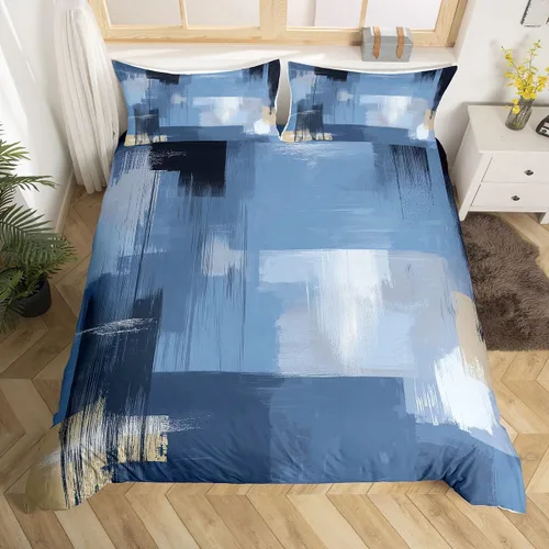 Miniatura 28 de Feelyou Juego de ropa de cama de animales del zoológico, tamaño individual, funda de edredón de animales de dibujos animados para adolescentes