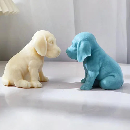 Miniatura 6 de Molde de labrador grande de silicona para velas de cera de jabón, resina epoxi, manualidades, perro, cachorro, animal, deshierbe, fiesta, cena