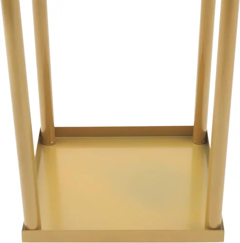 Miniatura 6 de Soporte de metal para flores de boda, jarrón de piso, columna de flores, soporte geométrico para centros de mesa, arreglos florales de mesa