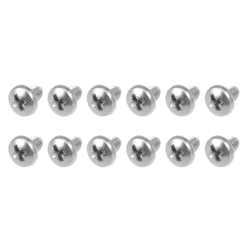 METALLIXITY Tornillos de máquina (M1.0.236 x 0.079 in), 50 unidades, pernos Phillips cruzados de acero inoxidable 304, para instalación de muebles,