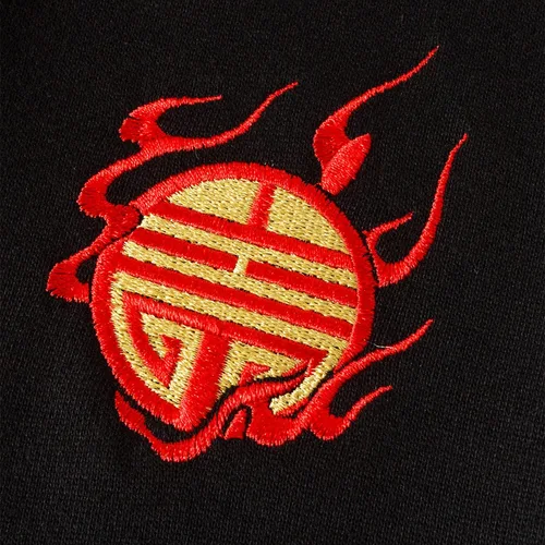 Miniatura 9 de Niepce Inc Streetwear - Sudaderas con capucha bordadas con estampado de dragón para hombre