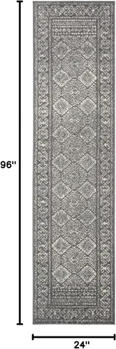 Miniatura 244 de Safavieh - Alfombra decorativa de la colección Tulum, modelo TUL264F, estilo marroquí, bohemio y desgastado, no suelta pelusa, para sala, vestíbulo