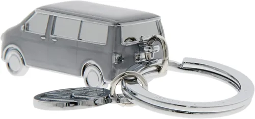 Miniatura 14 de BRISA VW T5/T6 Bus Campervan - Colgante con llavero 3D con dije VW, idea de regalo para los fanáticos de Volkswagen (cromado, esmaltado), Negro