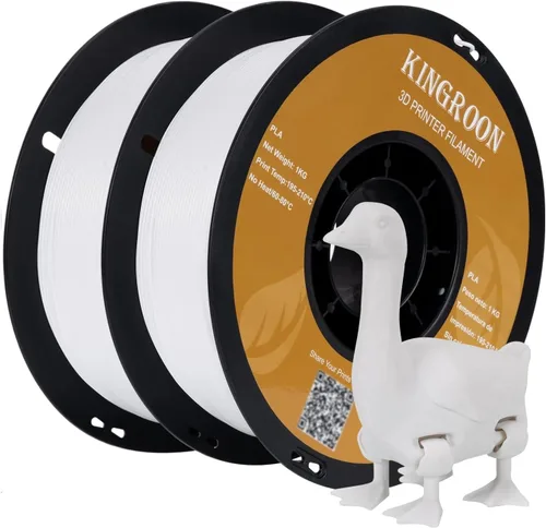 Miniatura 12 de Filamento para impresora 3D Kingroon PLA, 10 carretes, precisión dimensional +/- 0.02 mm, carrete de 10 kg (22 libras), 1.75 mm, negro