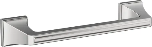 Miniatura 42 de Amerock BH36020G10 Gancho único para bata de níquel cepillado Soporte de toalla de 4-1/4 pulg. (108 mm) de longitud Mulholland Gancho