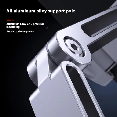 Miniatura 8 de Soporte de tableta plegable Soporte de tableta Soporte flexible ajustable para tabletas con rotación de 360 grados para teléfono móvil Plata