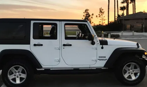 Miniatura 3 de iJDMTOY - Kit de luces LED frontales para guardabarros con lente transparente y ámbar, focos laterales completos, compatible con Jeep 2007-2017