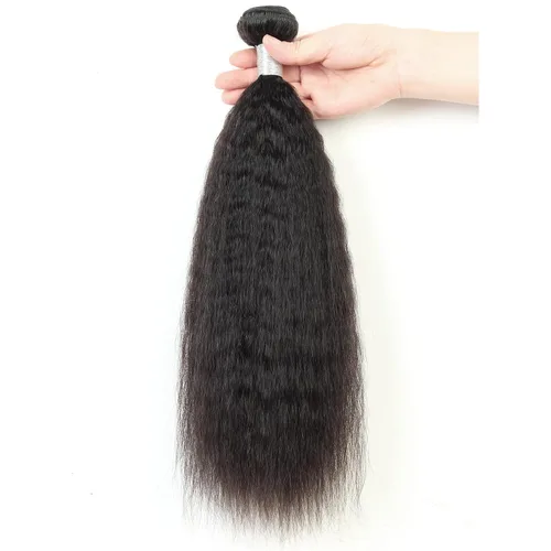 Miniatura 10 de Extensiones de cabello humano brasileño liso rizado de cierre 4x4 con parte libre marrón claro, encaje 150% de densidad, cabello Remy liso rizado