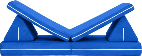 Miniatura 12 de Jaxx Playscape - Imaginativo juego de muebles modulares/sofá - Patrones divertidos para niños (arco iris/rosa)