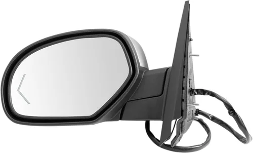 Miniatura 55 de TRQ Espejo plegable con calefacción eléctrica del lado del conductor con indicador de punto ciego pintura a juego negro liso compatible con Kia