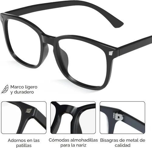 Miniatura 4 de Livho Gafas de Luz Azul de Alta Tecnología - Gafas de Computadora con Bloqueo Avanzado de Luz Azul - Fatiga por Pantalla y Protección UV