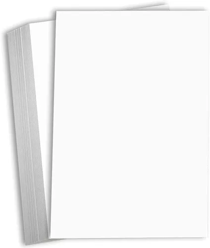 Miniatura 6 de Hamilco Papel grueso de cartulina blanca de 11 x 17 pulgadas, peso pesado, 100 libras, cartulina de cartulina gruesa, paquete de 25