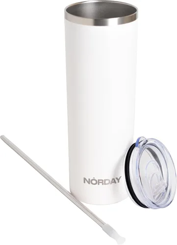 Miniatura 14 de NORDAY Vaso con tapa y popote – Flaco de 22 oz – Amarillo Vaso aislado – Vaso aislado – Vaso de acero inoxidable – Vaso de café de doble pared