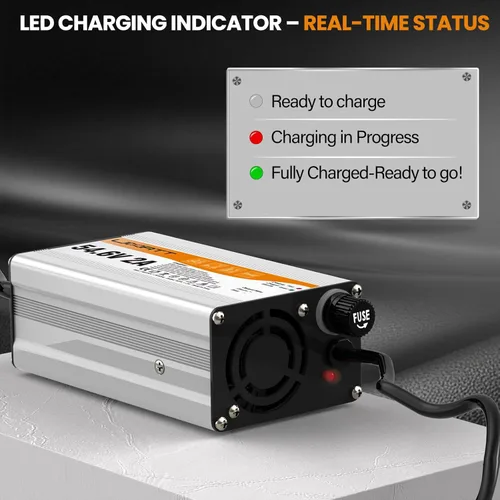 Miniatura 6 de Cargador de 54.6V 2A para batería de iones de litio de 48 V, cargador de bicicleta eléctrica, cargador de scooter eléctrico, cargador de reemplazo