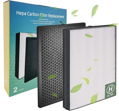 Philips FY2420/40 FY2422/40, compatible con Philips 2000 2000i Series, FY2420/40 FY2422/40, reemplazar el filtro AC2889 AC2887 AC2882 (filtro HEPA +