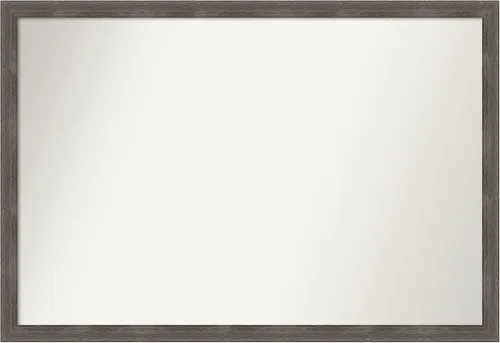 Miniatura 208 de Amanti Art Espejo personalizado, espejo de baño gris plomo a rayas, espejo de pared o espejo de tocador de baño sobre el fregadero