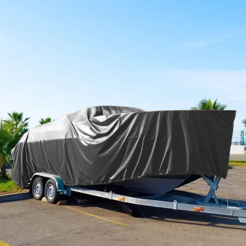 Miniatura 2 de Lona plateada de 5 x 7 pies, extra resistente de 12 mil, toldo reforzado con revestimiento de 3 capas, 6 onzas, 3 capas