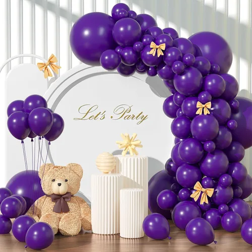 Miniatura 43 de Kit de arco de globos rojo brillante de 135 piezas de diferentes tamaños de 18, 12, 10 y 5 pulgadas, decoraciones de fiesta de color rojo para baby