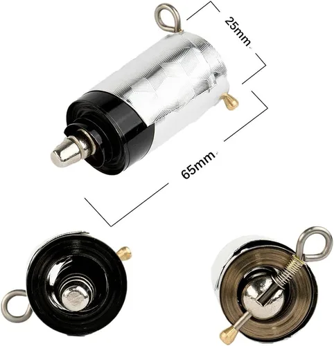 Miniatura 2 de Xfunjoy - Bastón mágico tipo metal con guantes y tutorial, bastón mágico de bolsillo, para trucos de magia de primer plano.
