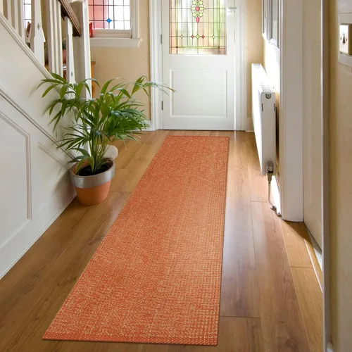 Miniatura 47 de LEEVAN - Alfombras lavables para cocina de 3 x 5 pies, alfombra de color crema para dormitorio, alfombra de algodón tejida para entrada, alfombra
