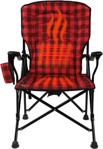 Kuma Outdoor Gear Switchback - Silla térmica con bolsa de transporte, silla de exterior climatizada de lujo para campamento, glamping, deportes y