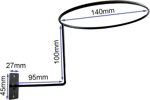 Miniatura 2 de Paquete de 12 soportes para casco de pared, ganchos para cascos, abrigos, pelucas, bolas, bufandas, gorras