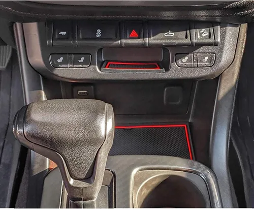 Miniatura 6 de JDMCAR Compatible con Accesorios para Chevy Colorado/GMC Canyon 2015-2022 Juego de Insertos Premium para Portavasos, Consola y Bolsillos de Puerta