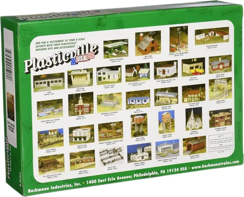 Miniatura 2 de Bachmann Trains - Construcciones de plástico de Estados Unidos - Kits clásicos - Molinillo de viento con maquinaria de granja - Escala O