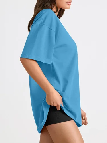 Miniatura 214 de Trendy Queen - Camisetas de entrenamiento de moda para mujer, camisetas atléticas de manga corta para verano y primavera, disponibles en tallas