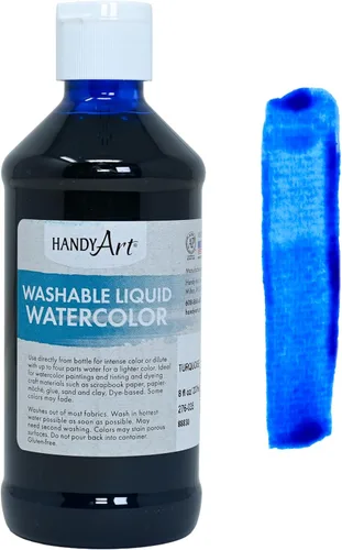 Miniatura 30 de Handy Art Acuarela líquida lavable de 8 onzas, azul