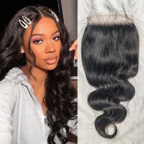 Miniatura 21 de Encaje frontal transparente HD de 13 x 6 pulgadas, prearrancado con abuelitos, línea capilar natural, cierre frontal ondulado 12A, cabello humano