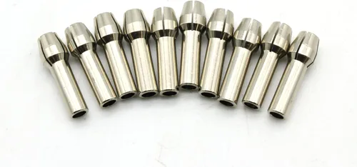 Miniatura 2 de TEMO 10 unids Durable Brillante 1/32 Pulgadas Herramienta Rotativa Collet Bit #483 para Dremel Herramientas Rotativas