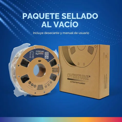 Miniatura 8 de Overture PLA Plus (PLA+) Filamento de 1/16 pulgadas, dureza mejorada con rollo PLA, con superficie de construcción 3D de 7.87 × 7.87 pulgadas, PLA