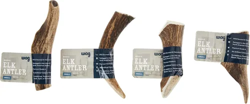 Miniatura 8 de Marca Amazon – Cuerno de alce Wag – Entero – Larga duración para masticadores agresivos – Pequeño 4-5.5 pulgadas