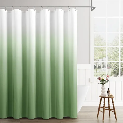 Miniatura 24 de Cortina de ducha para compartimento pequeño negra para hombres, 36 pulgadas de ancho, juego de cortinas de baño gris, cortinas geométricas estrechas