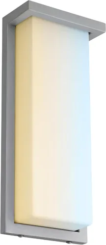Miniatura 8 de Sunlite 81481 - Lámpara de pared LED moderna de 14 pulgadas, accesorio para exteriores, ajustable 3 CCT 3000K-5000K, 20 vatios, 1100 lúmenes, Bronce
