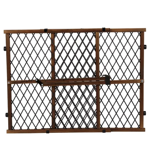 Miniatura 2 de Evenflo Position & Lock - Puerta para bebé, montada a presión, colección Farmhouse