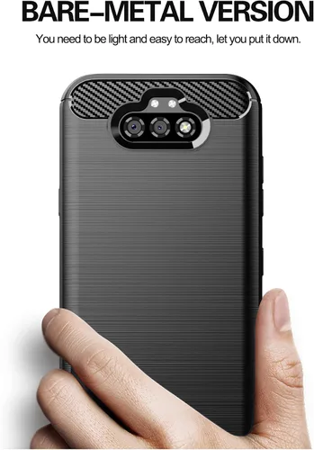 Miniatura 4 de Asuwish Compatible con LG K31/Phoenix 5/Fortune 3/Risio 4 Protector de pantalla de vidrio templado y accesorios de celda de silicona delgada de goma