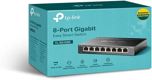 Miniatura 9 de TP-Link 8 Port Gigabit Switch Easy Smart Managed Plug & Play Lifetime Protection Desktop/ Wall-Mount Sturdy Metal w/ Shielded Ports