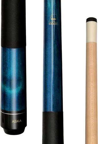 Miniatura 10 de ASKA Short Kids Cue Stick, Canadian Hard Rock Maple, 13mm Hard Tip