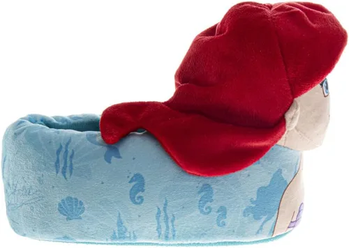 Miniatura 5 de Princesas Disney Encanto La Sirenita - Pantuflas para Niñas, Zapatos de Casa para Niños, Sandalias de Felpa Suave, Cálidas y Cómodas