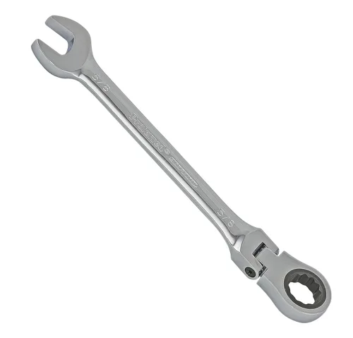 Miniatura 9 de T44024 Llave combinada de trinquete flexible, acabado cromado, 3/4