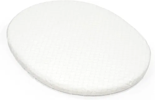 Stokke Sleepi - Sábana bajera ajustable V3, color gris ventilador, compatible con Sleepi Mini Mattress V3, 100% algodón percal fino, lavable