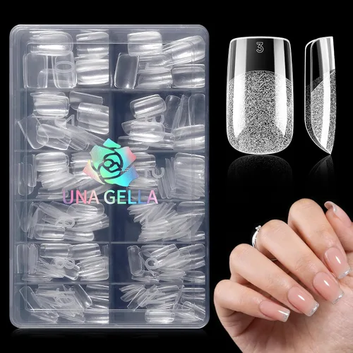 Miniatura 10 de UNA GELLA Pegamento de uñas súper fuerte de 0.07 onzas líquidas x 5 piezas para uñas a presión, puntas de uñas y uñas postizas transparentes, mini