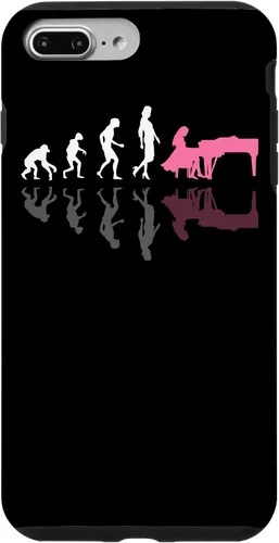 Miniatura 11 de iPhone 13 Pro Evolution of Women Piano Músico Retro Vintage Pianist Case