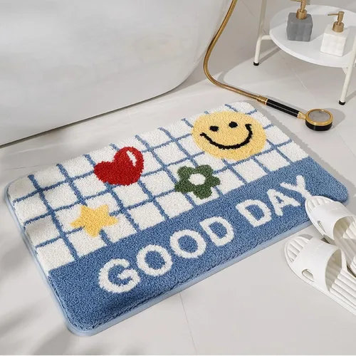 Miniatura 2 de Alfombras de baño de lujo, 0.8 in/0.78 pulgadas de grosor, extra suaves, absorbentes, no se desprende, lavable a máquina, alfombra de felpa lanuda
